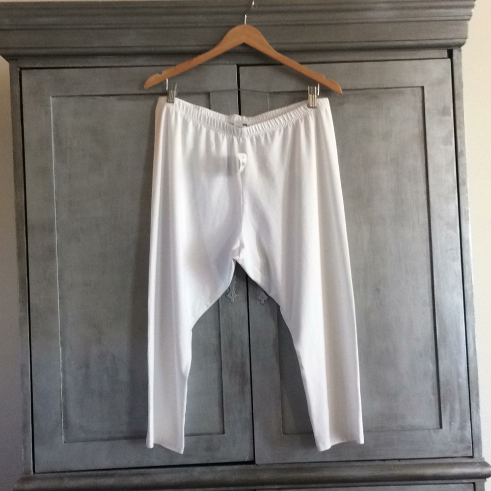 Women’s J. Jill Capri Leggings White NWT XL